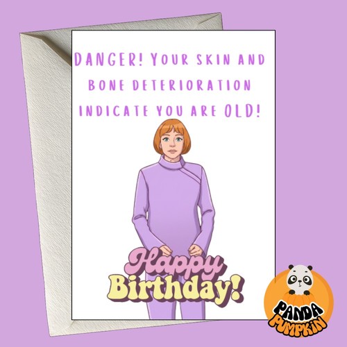 Ann droid birthday - card, linda