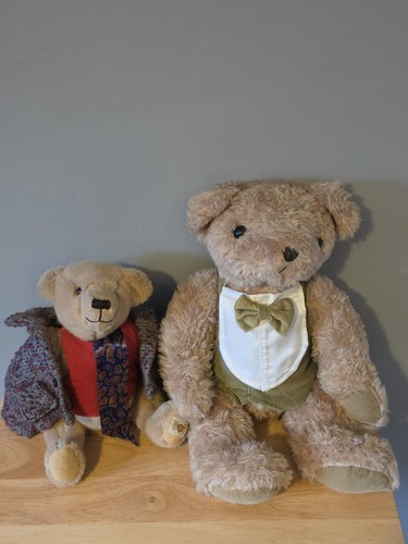 Vintage jointed teddy - vintage,